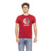 Roberto Cavalli Beachwear Red Cotton T-Shirt