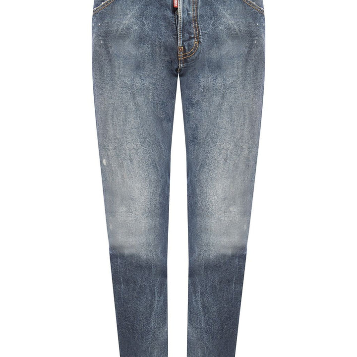 Dsquared² Blue Cotton Jeans & Pants