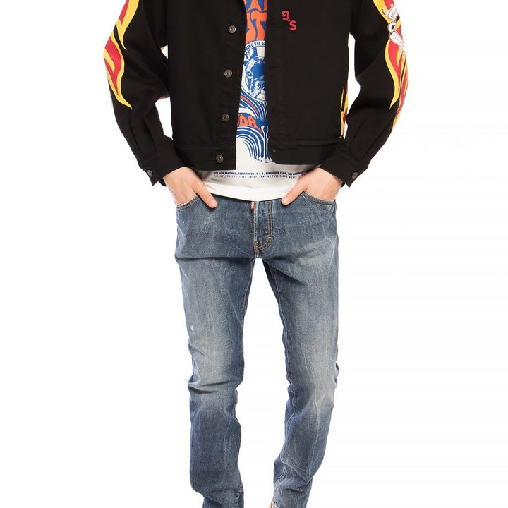 Dsquared² Blue Cotton Jeans & Pants