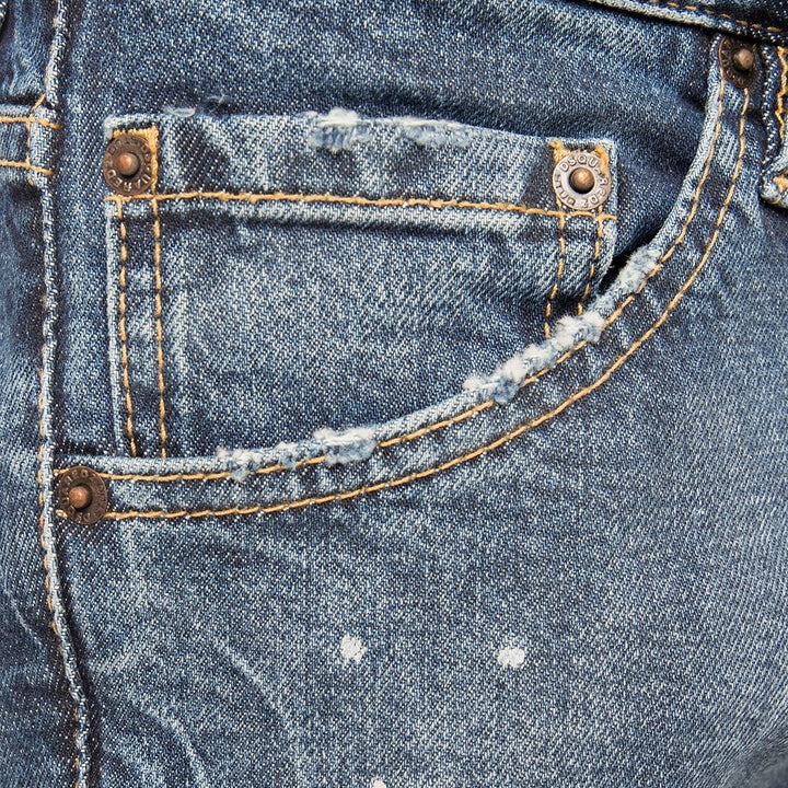 Dsquared² Blue Cotton Jeans & Pants