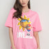 Love Moschino Pink Cotton Tops & T-Shirt