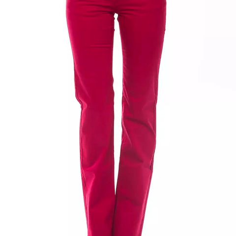 Ungaro Fever Red Cotton Jeans & Pant