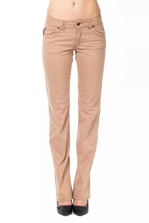 Ungaro Fever Beige Cotton Jeans & Pant