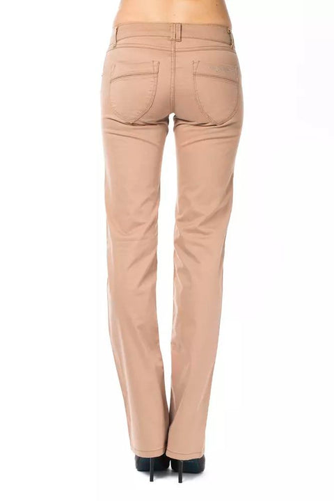 Ungaro Fever Beige Cotton Jeans & Pant