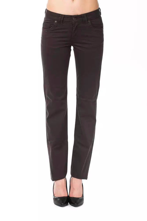 Ungaro Fever Brown Cotton Jeans & Pant