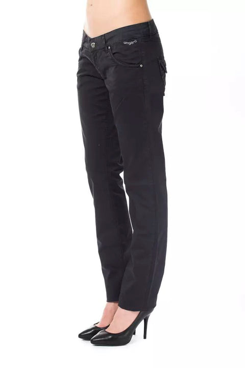 Ungaro Fever Blue Cotton Jeans & Pant