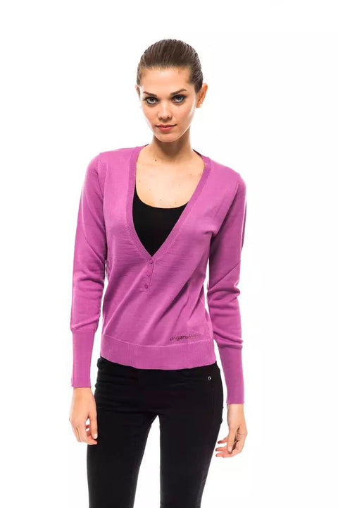 Ungaro Fever Purple Wool Sweater