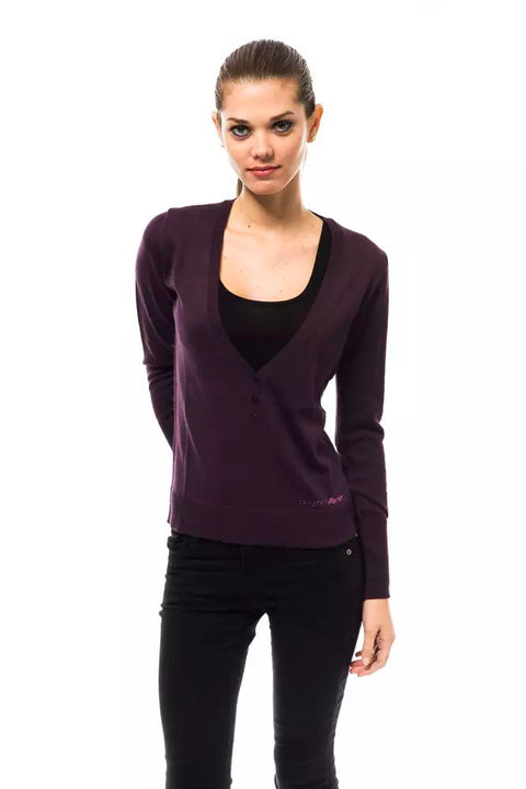 Ungaro Fever Purple Wool Sweater