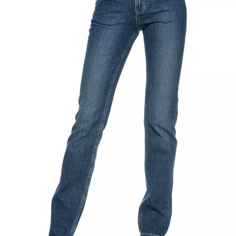Ungaro Fever Blue Cotton Jeans & Pant