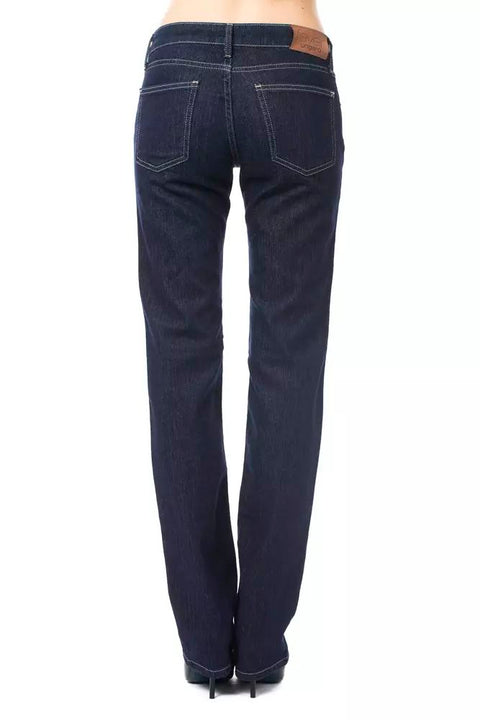 Ungaro Fever Blue Cotton Jeans & Pant