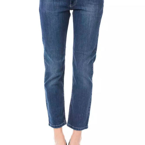 Ungaro Fever Light Blue Cotton Jeans & Pant