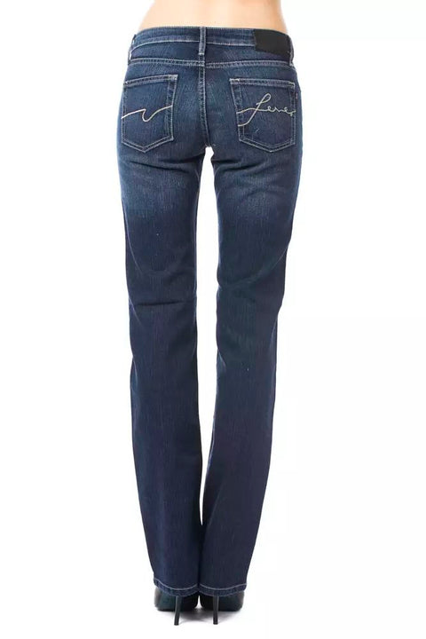 Ungaro Fever Blue Cotton Jeans & Pant