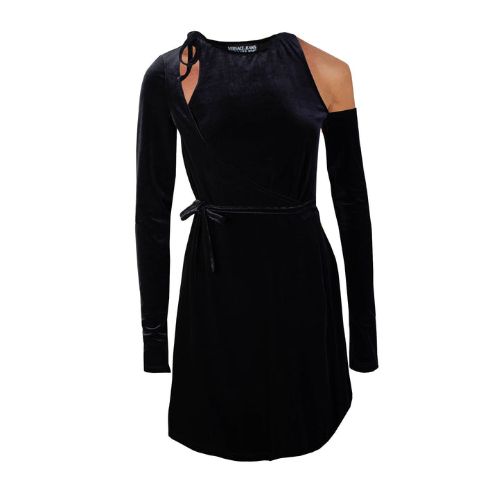 Versace Jeans Black Velvet Dress