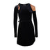 Versace Jeans Black Velvet Dress